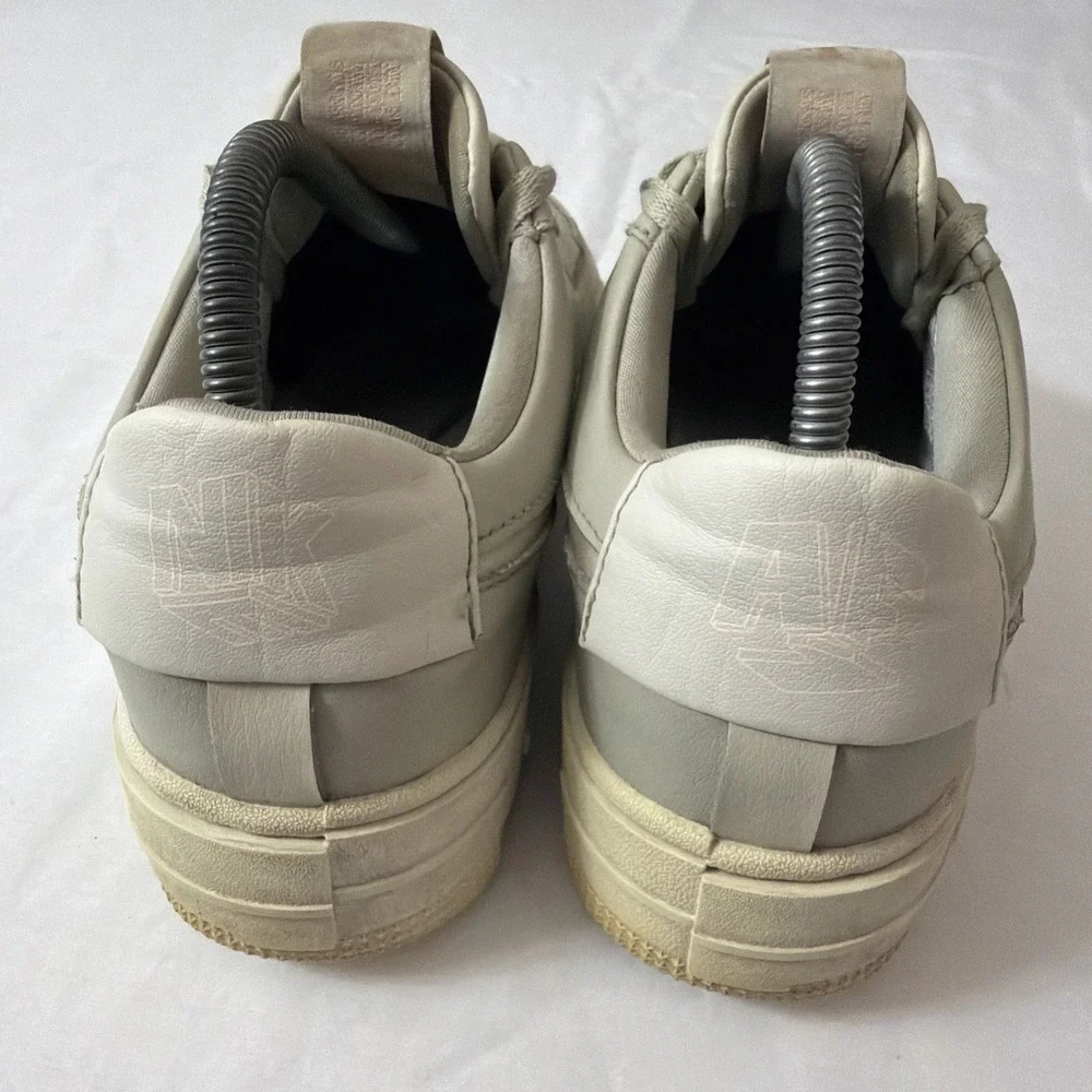 Women's Nike‎ Air Force 1 Pixel Light Stone Grey Size 9.5 Casual Gym Shoes Fit
